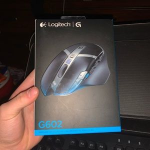 new gaming keyboard and mouse. keyboard lights up